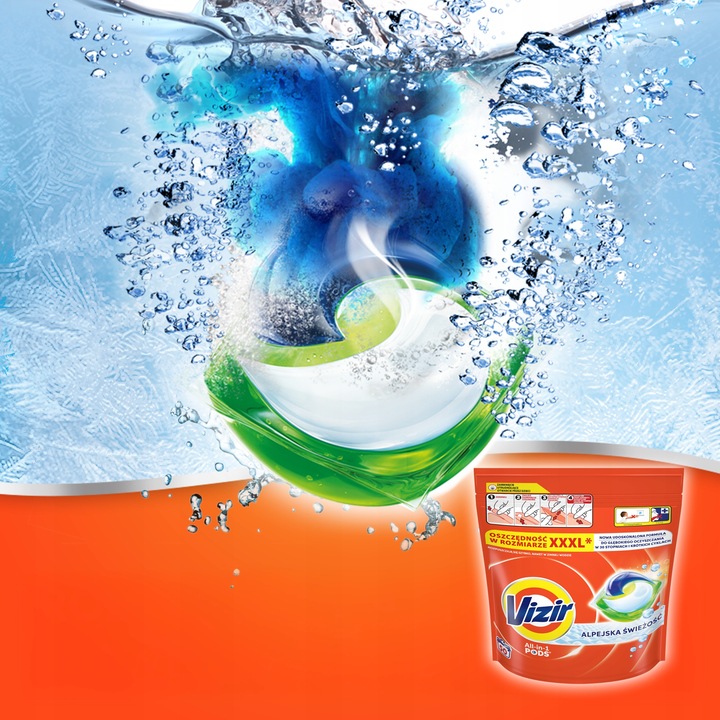 Vizir Alpine Fresh PODS Kapsułki do prania 3x50 prań