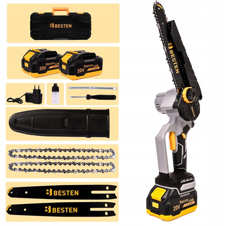 Pilarka Piła Łańcuchowa Akumulatorowa Bezszczotkowa 2XAKU 8 Cali