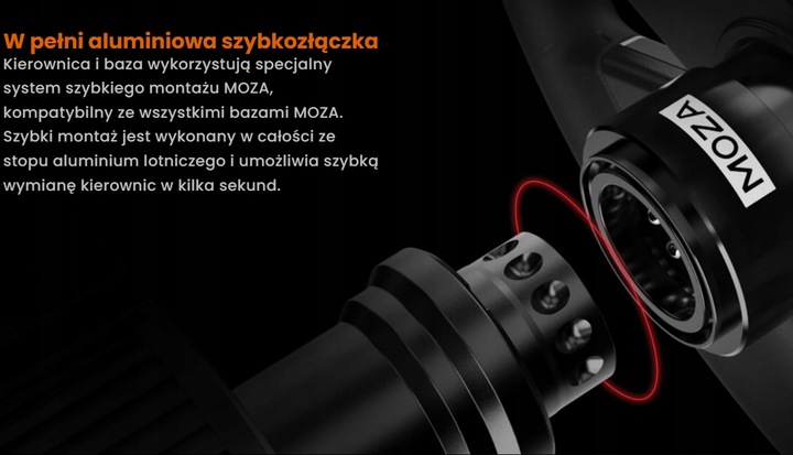 Kierownica do ciężarówki Moza Racing TSW Truck Wheel (TSW) RS060