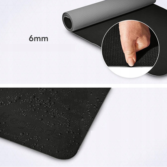 MATA GIMNASTYCZNA DO ĆWICZEŃ JOGI PILATESU FITNESS