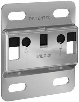 ZESTAW CAMAR 807 PARA + 2X PŁYTKA + ZAŚLEPKI BIAŁE ZAWIESZKA DO SZAFEK