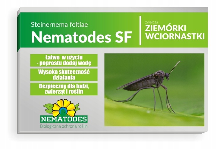 Nematodes SF 5 mln Nicienie Na Ziemiórki Wciornastki Opuchlaki na 10
