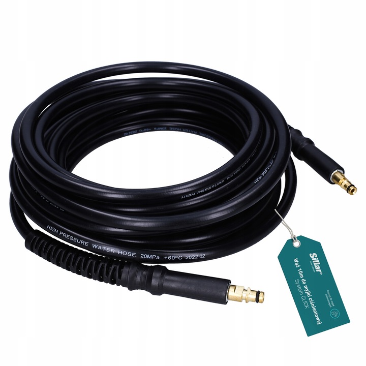 Wąż Sillar 10m myjek ciśnieniowych do Karcher K2 K3 K4 K5 K6 K7