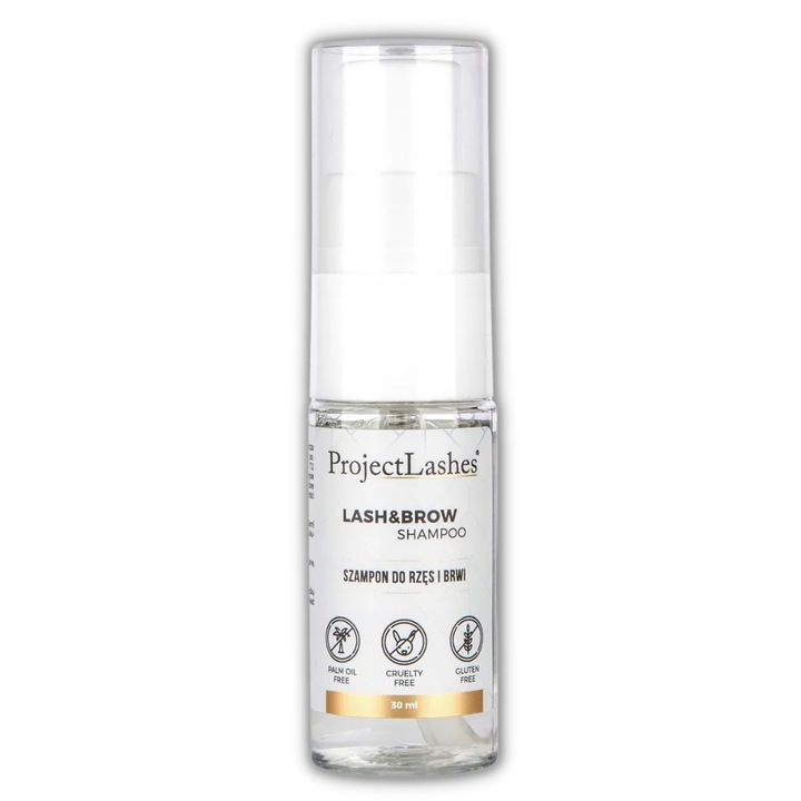 Szampon do rzęs i brwi Project Lashes 30 ml łagodny