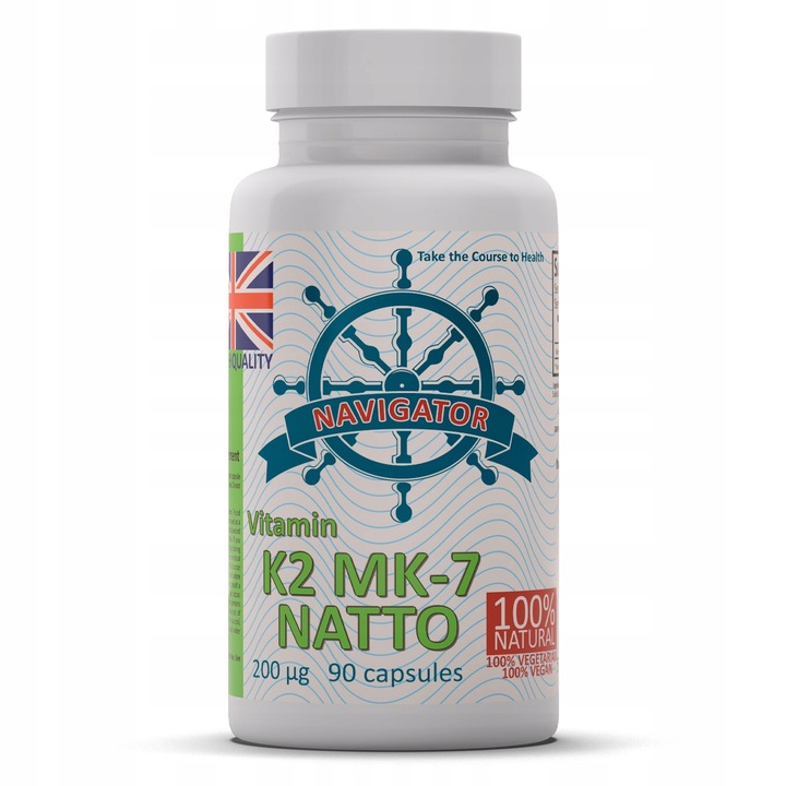 Suplement diety Navigator Supplements witamina k2 200 mcg kapsułki 90 szt.