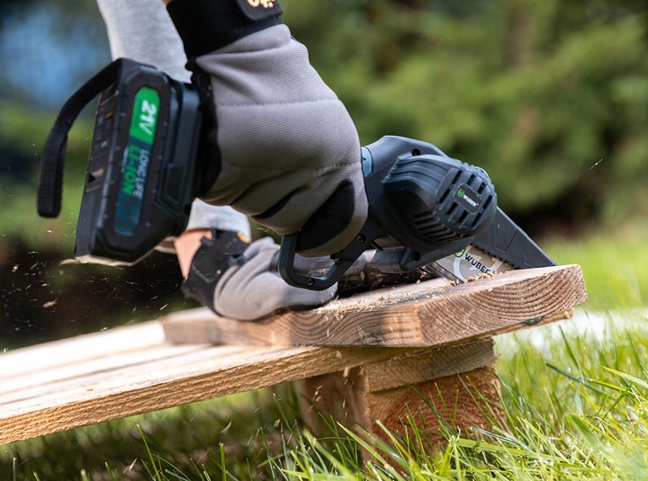 PIŁA ŁAŃCUCHOWA AKUMULATOROWA MINI PILARKA GAŁĘZIÓWKA 2xAKU 2xPROWADNICA