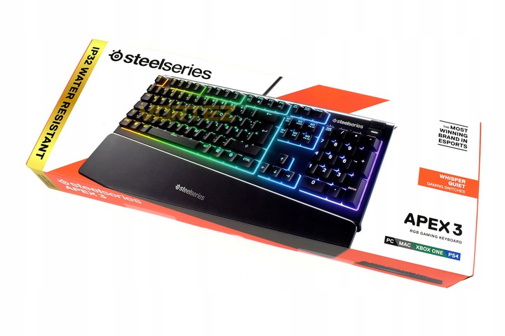 Klawiatura membranowa Steelseries Apex 3 US