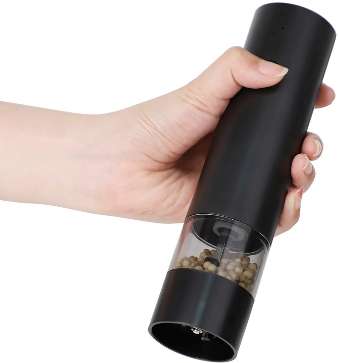 ELEKTRYCZNY MŁYNEK DO PIEPRZU SOLI PRZYPRAW AKUMULATOR USB-C ZESTAW 2