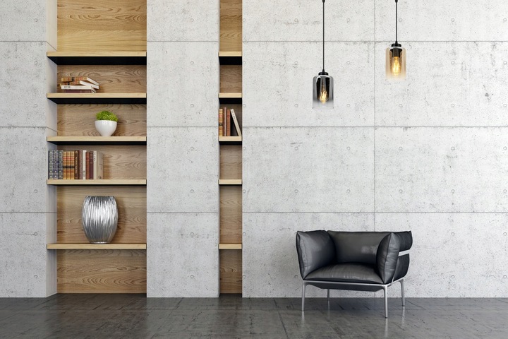 ELEGANCKI SZKLANY KLOSZ HELLA