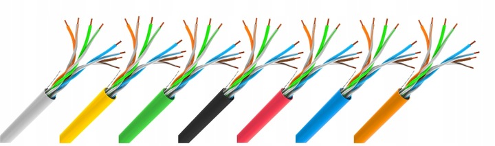 KABEL PRZEWÓD SIECIOWY LAN SKRĘTKA RJ45 UTP KAT.6 CAT.6 25M SZYBKI LANBERG