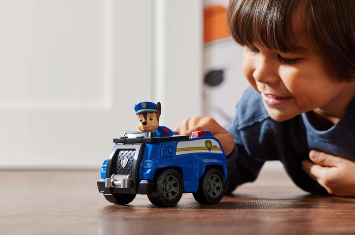 PSI PATROL CHASE POJAZD RADIOWÓZ POLICJA + FIGURKA ECO ZESTAW 2W1