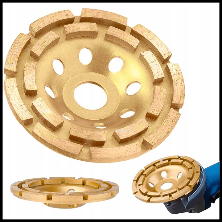 ZESTAW TARCZA DWUSEGMENTOWA TARCZA TURBO DO BETONU 125MM TARCZ GARNKOWYCH