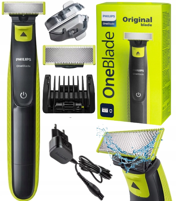TRYMER PHILIPS ONEBLADE 5w1 MASZYNKA DO ZAROSTU GOLARKA DO GOLENIA BRODY