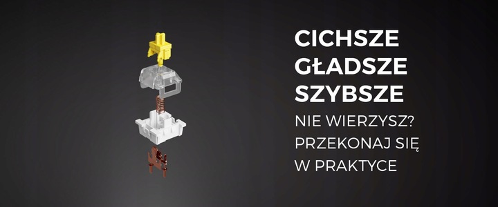 Klawiatura mechaniczna Genesis Thor 404 TKL Gateron Yellow PRO NKG-2069