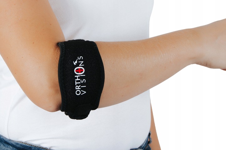 ORTEZA ŁOKCIA STABILIZATOR STAWU ŁOKCIOWEGO OPASKA NA ŁOKIEĆ WSPARCIE BÓL