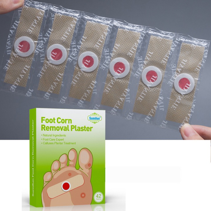 Plastry Usuwające Kurzajki na odciski Odcisków Stóp Plastry 42 Szt