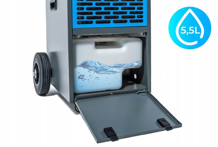 PRZEMYSŁOWY POCHŁANIACZ WILGOCI 650W BUDOWLANY OSUSZACZ POWIETRZA