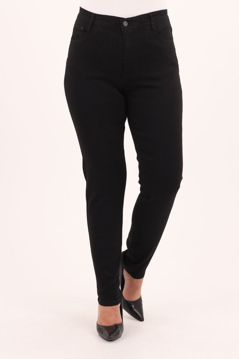 SPODNIE DAMSKIE RURKI JEANSY BAWEŁNIANE ELASTYCZNE DUŻE ROZMIARY