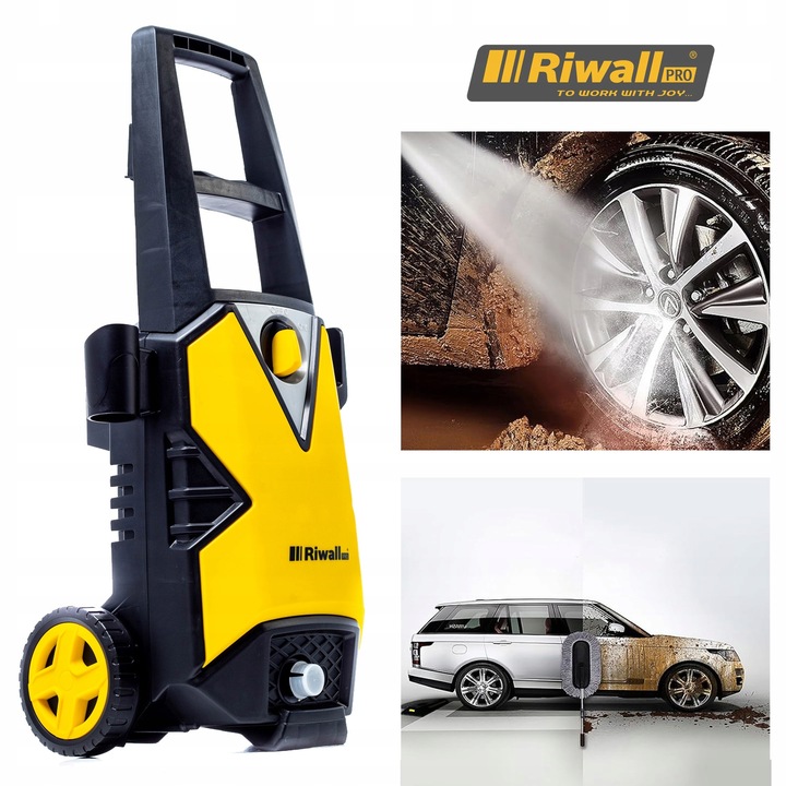 MYJKA CIŚNIENIOWA RIWALL REPW120M BAR MOCNA POMPA ZESTAW 230barEW