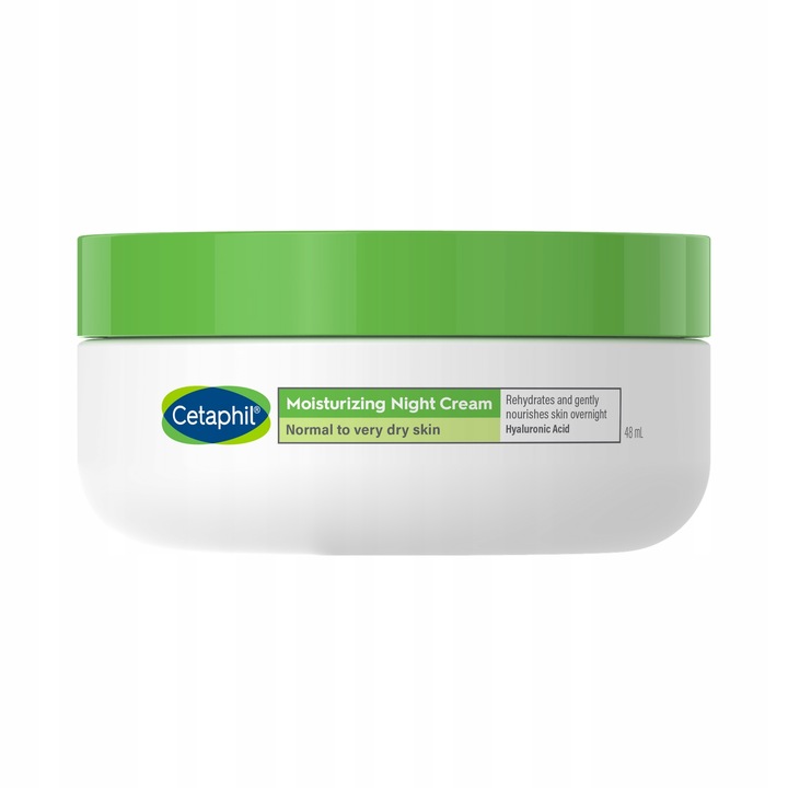 Cetaphil Krem nawilżający do twarzy na noc z kwasem hialuronowym 48ml