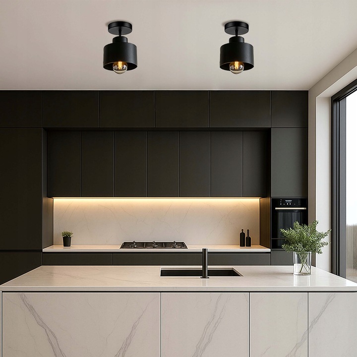 LAMPA WISZĄCA SUFITOWA PLAFON LED RETRO EDISON