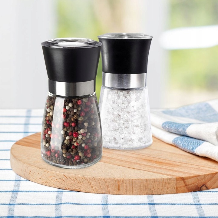 2x Młynek PIEPRZU SOLI mielenia przypraw młynki zestaw młynków