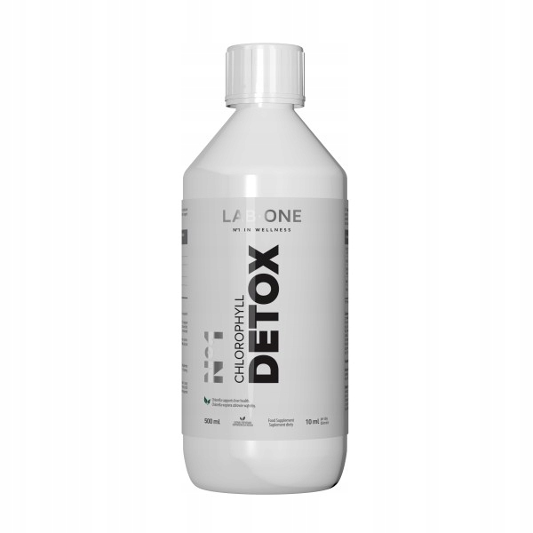 LAB ONE CHLOROPHYLL DETOX 500ml Detoks Oczyszczanie Chlorofil Chlorella
