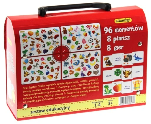 KUFEREK BYSTRE OCZKO - Zetaw edukacyjny, ADAMIGO