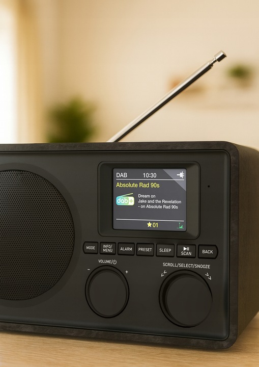 RADIO CYFROWE KUCHENNE RETRO BLUETOOTH LCD DAB+ FM AUX USB TFT 2,4