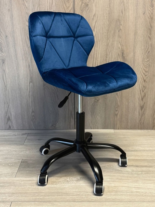 Krzesło obrotowe do biurka ucznia gabinetu regulowane welurowe Lugano.pro
