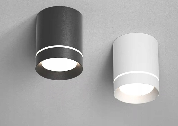 Oprawa Natynkowa Halogenowa Tuba GU10 LED sufitowa spot biała