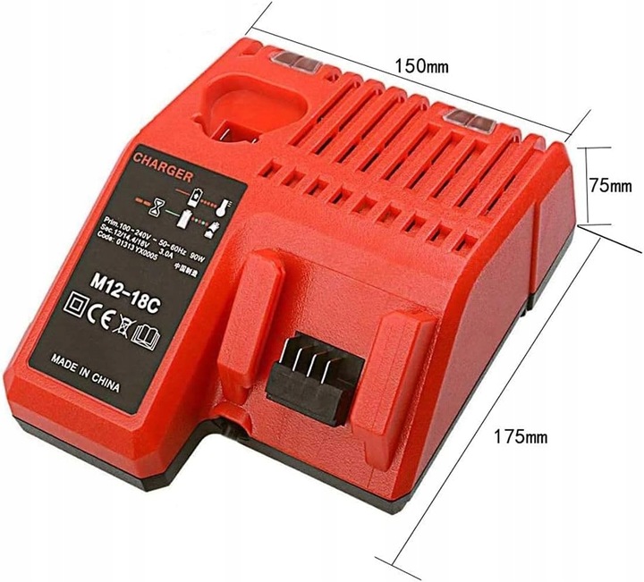 Ładowarka podwójna zamiennik do Milwaukee M12-18FC M12 M14 M18