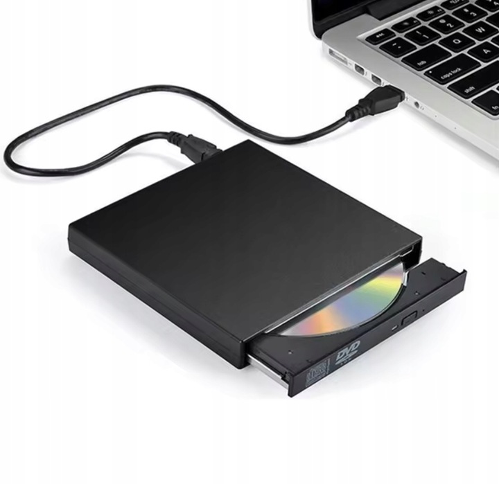 NAPĘD ZEWNĘTRZNY CD-R DVD USB Nagrywarka Do Laptopa PC Odtwarzacz Przenośny