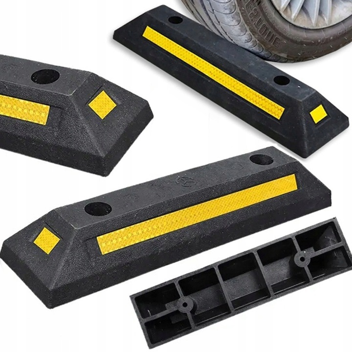 OGRANICZENIE SEPARATOR PARKINGOWY OGRANICZNIK NAJAZD SAMOCHODOWY + ŚRUBY