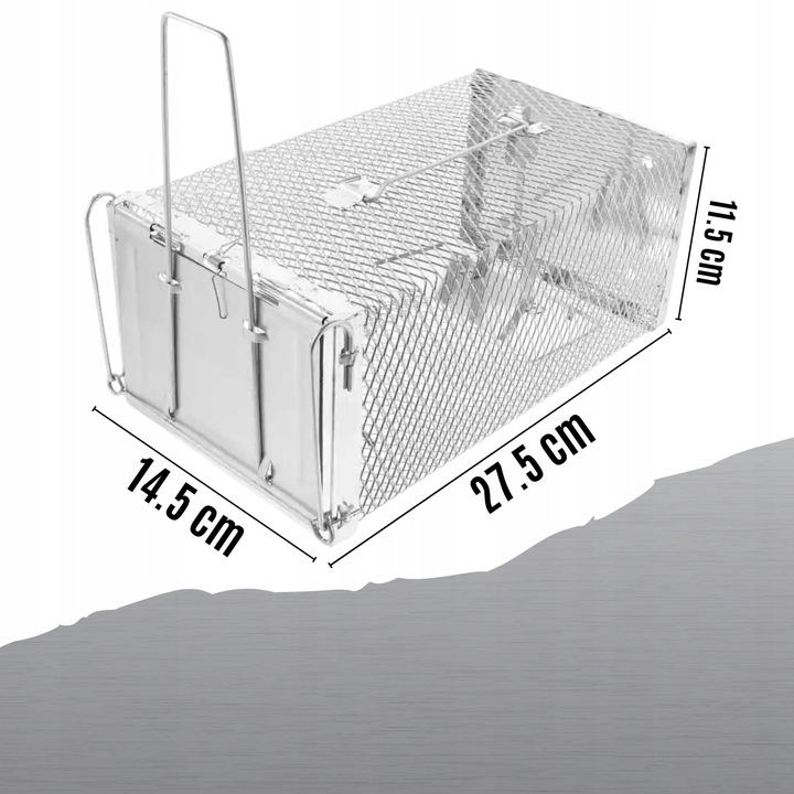 PUŁAPKA ŻYWOŁAPKA NA SZCZURY MYSZY GRYZONIE KUNY ŁAPKA DO ŁAPANIA