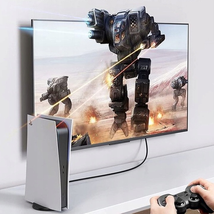 KABEL HDMI 2.1 PRZEWÓD HDMI HDR FULL HD 4K 120HZ 8K 60HZ 2M