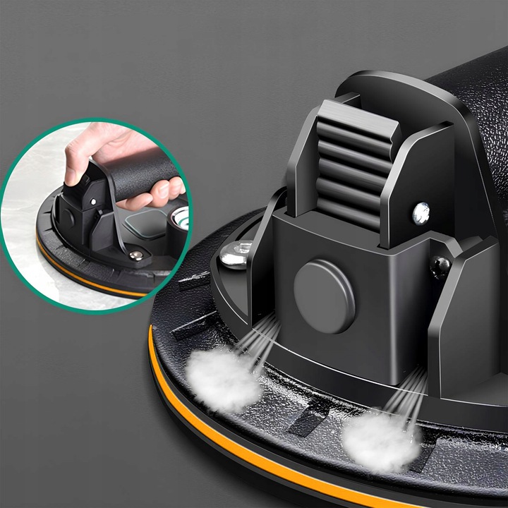 PRZYSSAWKA PRÓŻNIOWA UCHWYT DO PŁYTEK GLAZURY SZYB Z POMPKĄ I