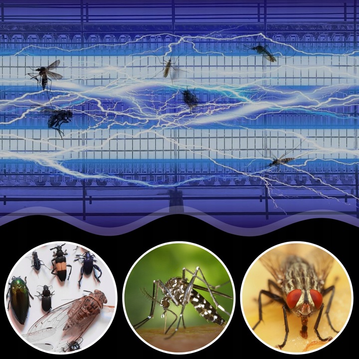 LAMPA OWADOBÓJCZA UV na komary muchy owady itp. DUŻA MOCNA BARDZO