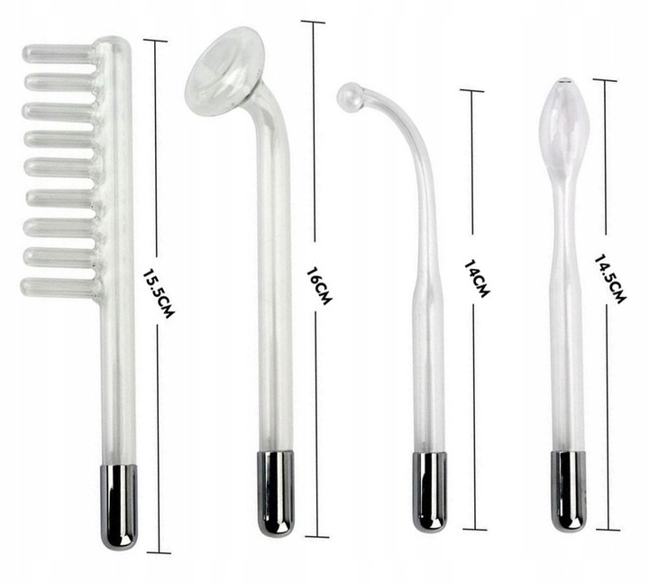 Darsonval elektrostymulacja włosów skóry 4 peloty