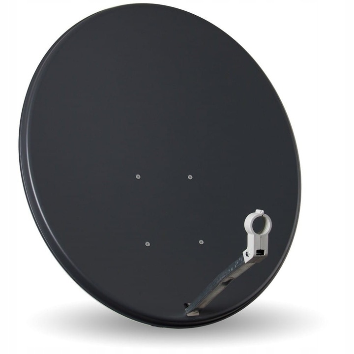 ANTENA SATELITARNA CZASZA TALERZ GRAFIT STALOWA MOCNA FULL HD 4K CORAB
