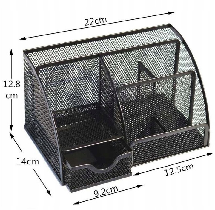 PRZYBORNIK NA BIURKO ORGANIZER NA KREDKI POJEMNIK