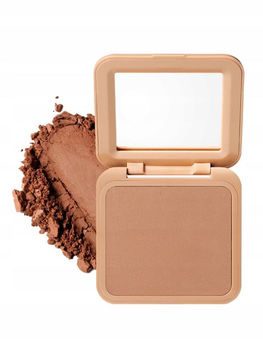 EVERYBODY LONDON Prasowany bronzer, lusterko, Caramel Brown