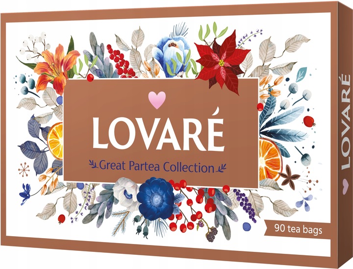 Zestaw Herbat Lovare Great Partea Winter Collection Kolekcja 18 smak 90 tor