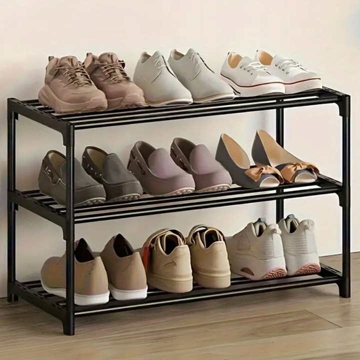 SZAFKA NA BUTY OBUWIE PÓŁKA REGAŁ STOJAK ORGANIZER 3 POZIOMY SOLIDNA