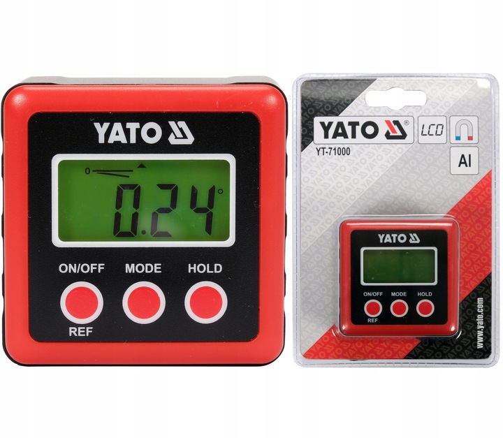 KĄTOMIERZ CYFROWY Z MAGNESEM YATO POZIOMICA
