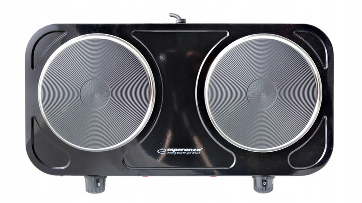 ESPERANZA KUCHENKA ELEKTRYCZNA COTOPAXI PRZENOŚNA 2 PALNIKI NA PRĄD