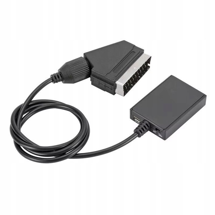 Kabel adapter konwerter z Euro / Scart do HDMI 1080p przejściówka TV