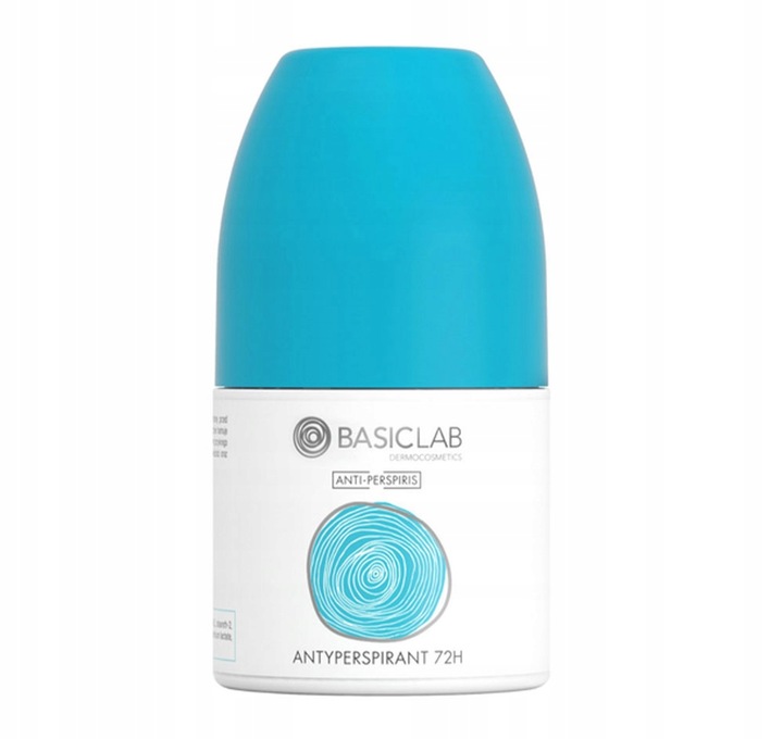 BasicLab Dermocosmetics Anti-Perspiris antyperspirant roll-on (w kulce) 72h