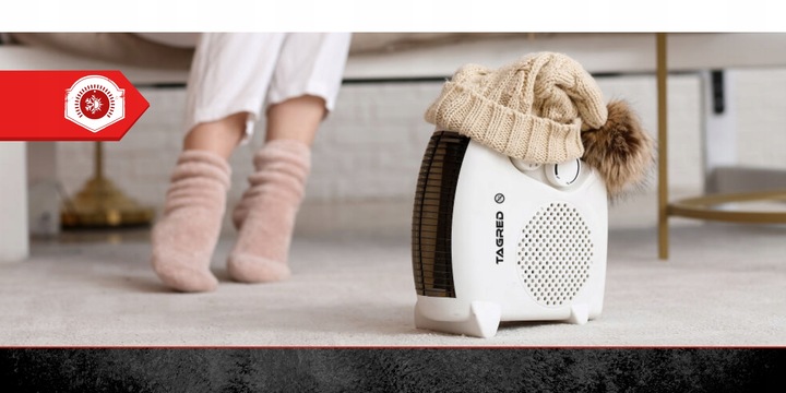 Farelka Elektryczna Termowentylator Grzejnik Ciepło Nawiew Zimno 2000W