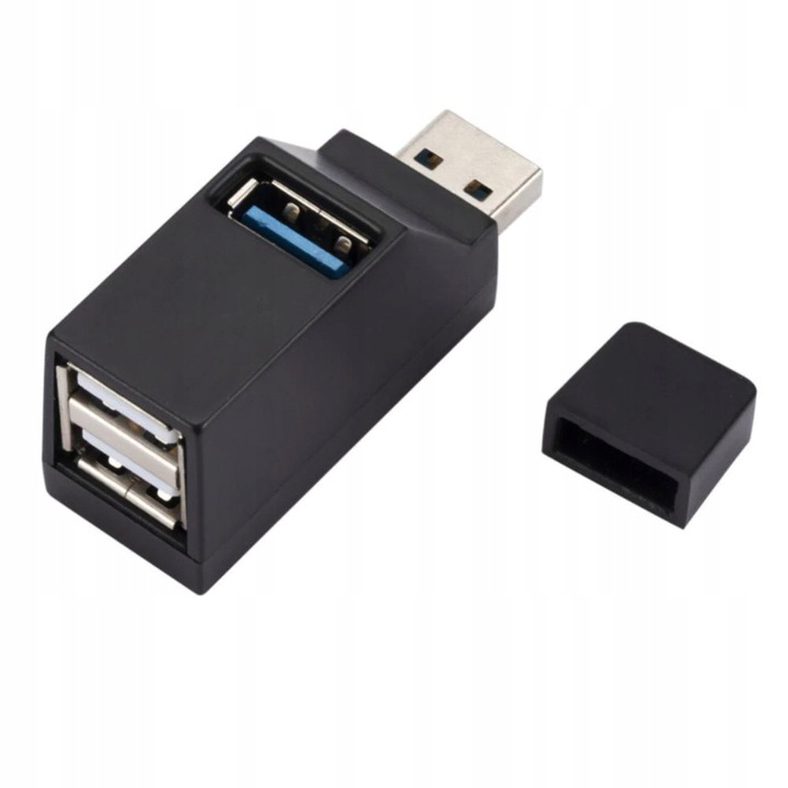 HUB USB ROZDZIELACZ 3 PORTÓW ROZGAŁĘŹNIK USB 3.0